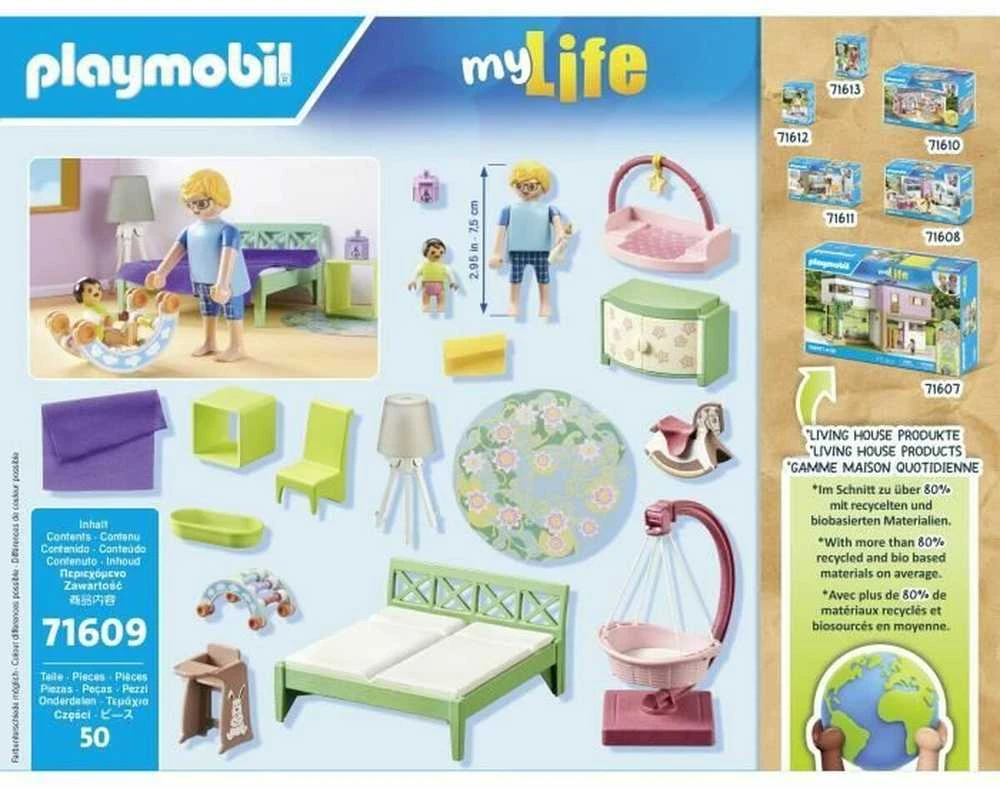 Playmobil My Life 71609 Miegamasis su vaikams žaidimų kampeliu