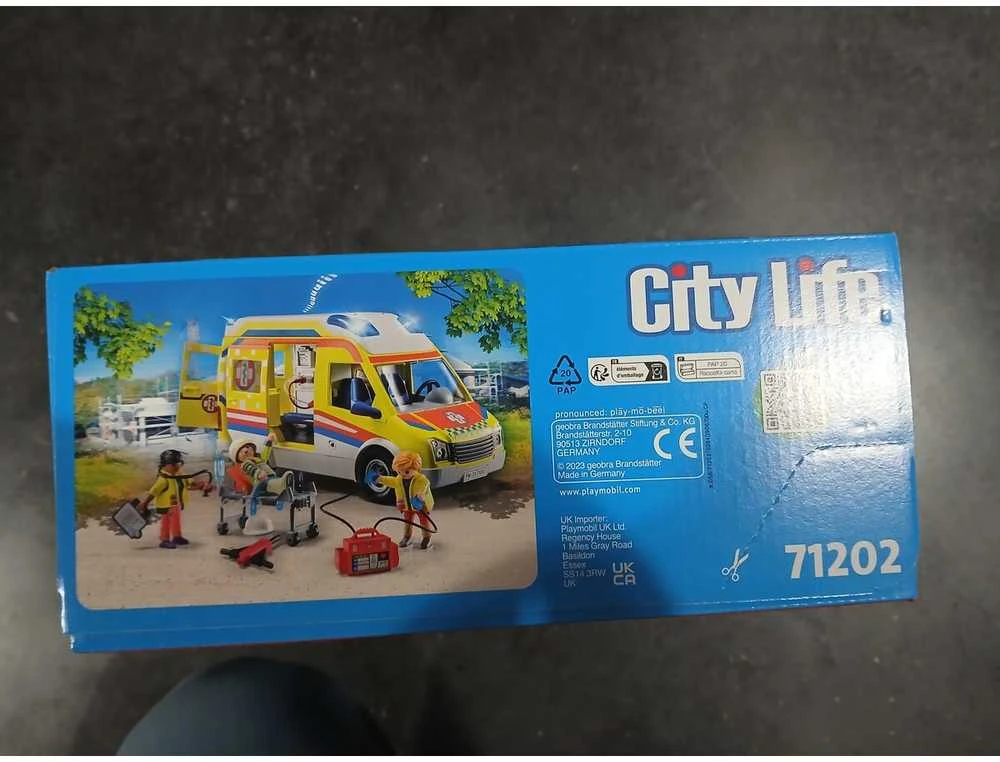Playmobil City Life 71202 Greitosios pagalbos automobilis su šviesa ir garsu