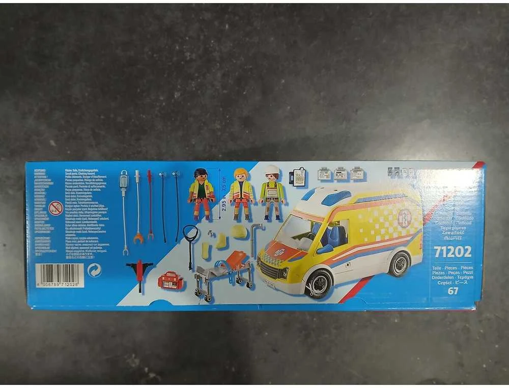 Playmobil City Life 71202 Greitosios pagalbos automobilis su šviesa ir garsu