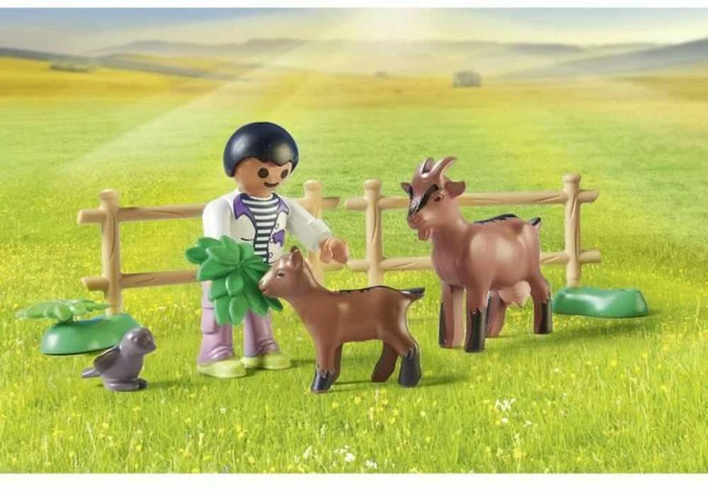 Playmobil Country 71442 Traktorius su priekaba ir vandens baku