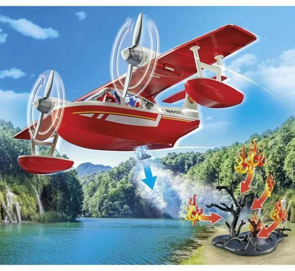 PLAYMOBIL ACTION HEROES Ugniagesių lėktuvas 71463