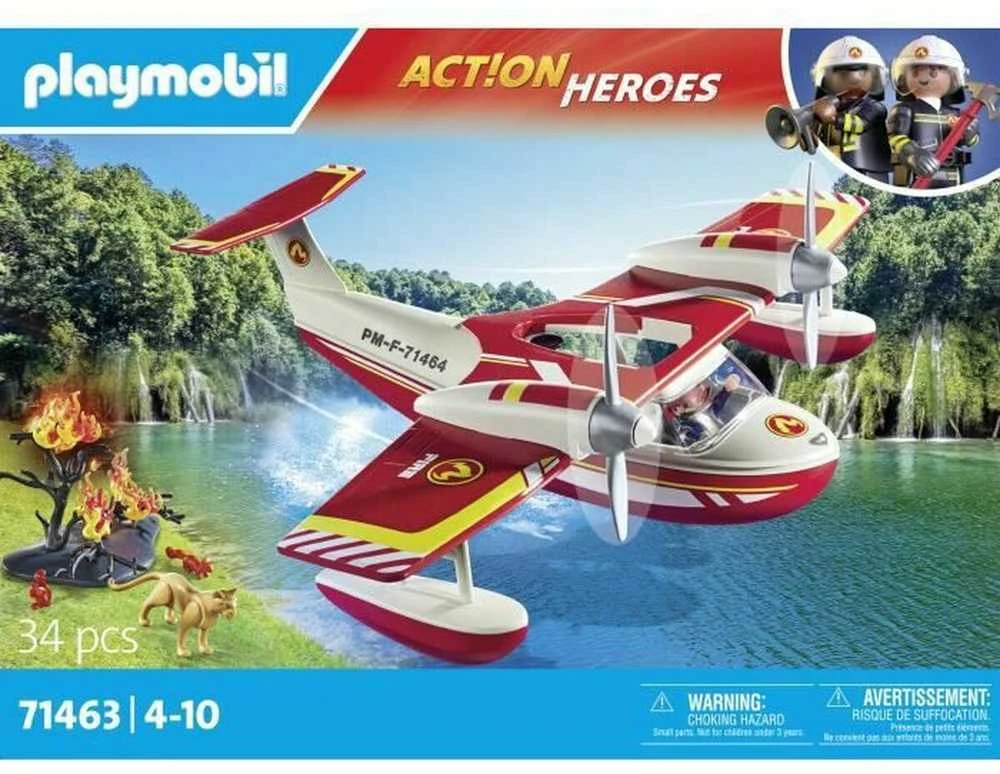 PLAYMOBIL ACTION HEROES Ugniagesių lėktuvas 71463