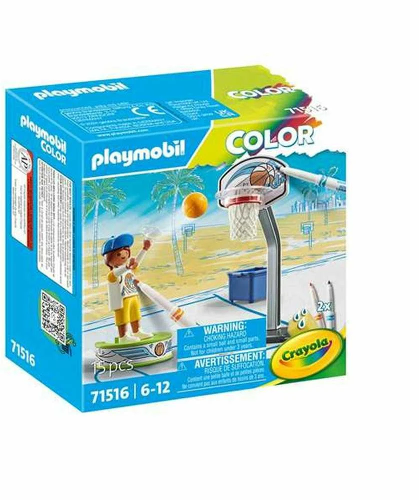 Playmobil Rinkinys su figūrėlėmis Spalva 71516 Skater su su krepšinio kamuoliuku