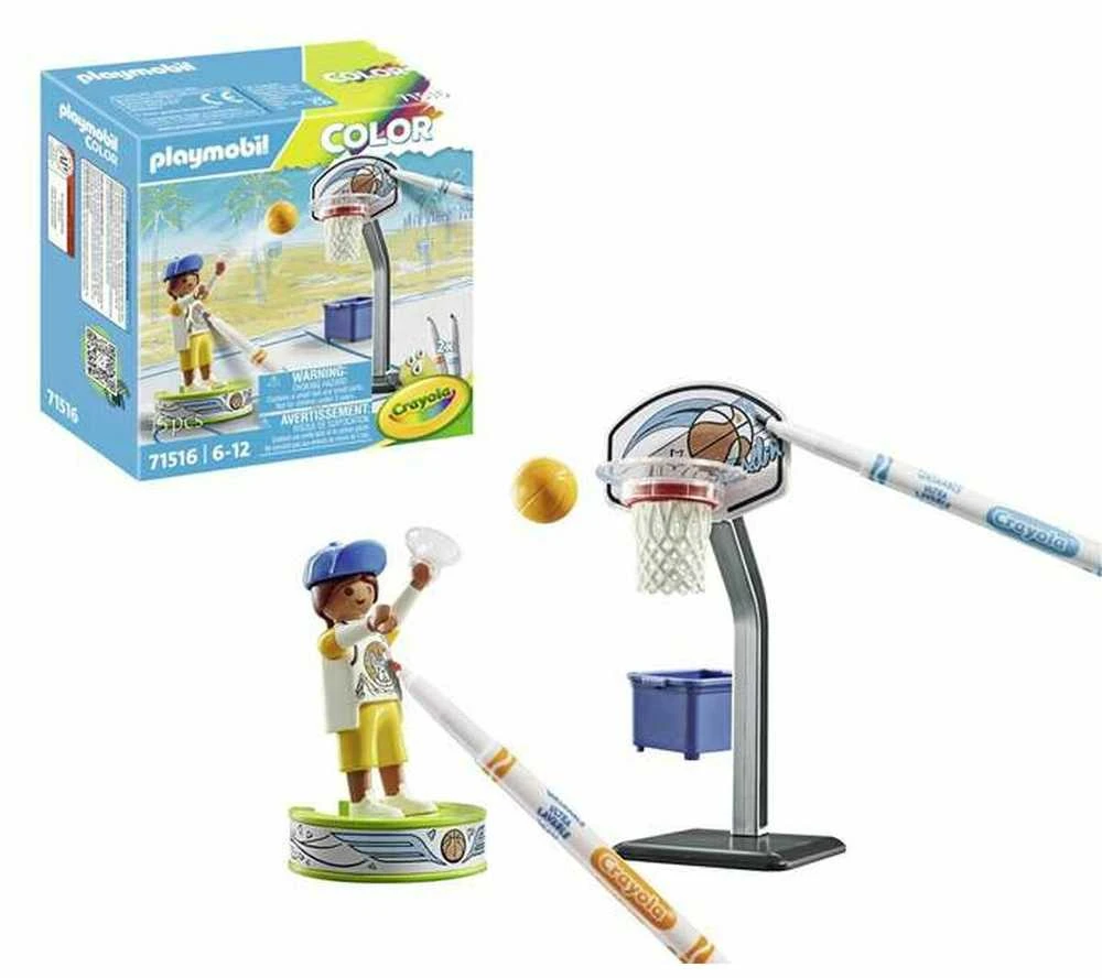Playmobil Rinkinys su figūrėlėmis Spalva 71516 Skater su su krepšinio kamuoliuku