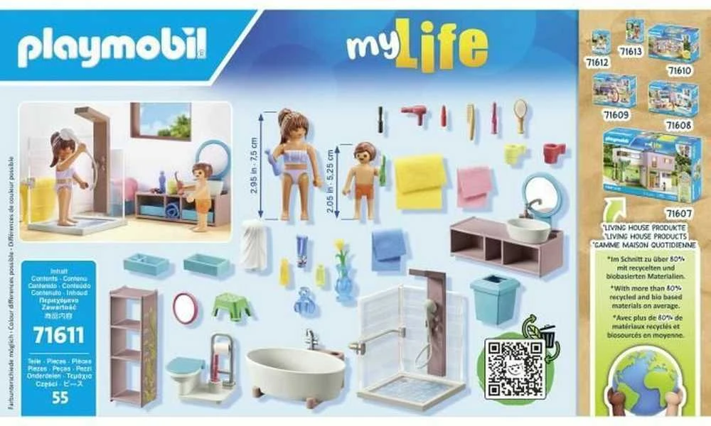 PLAYMOBIL - Vonios kambarys (71611)