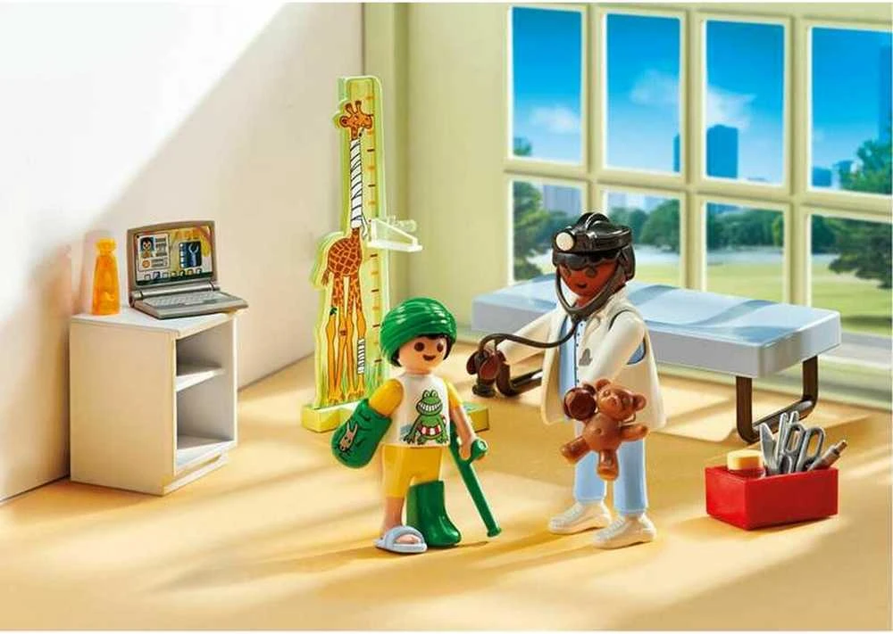 PLAYMOBIL pediatro rinkinys su meškiuku