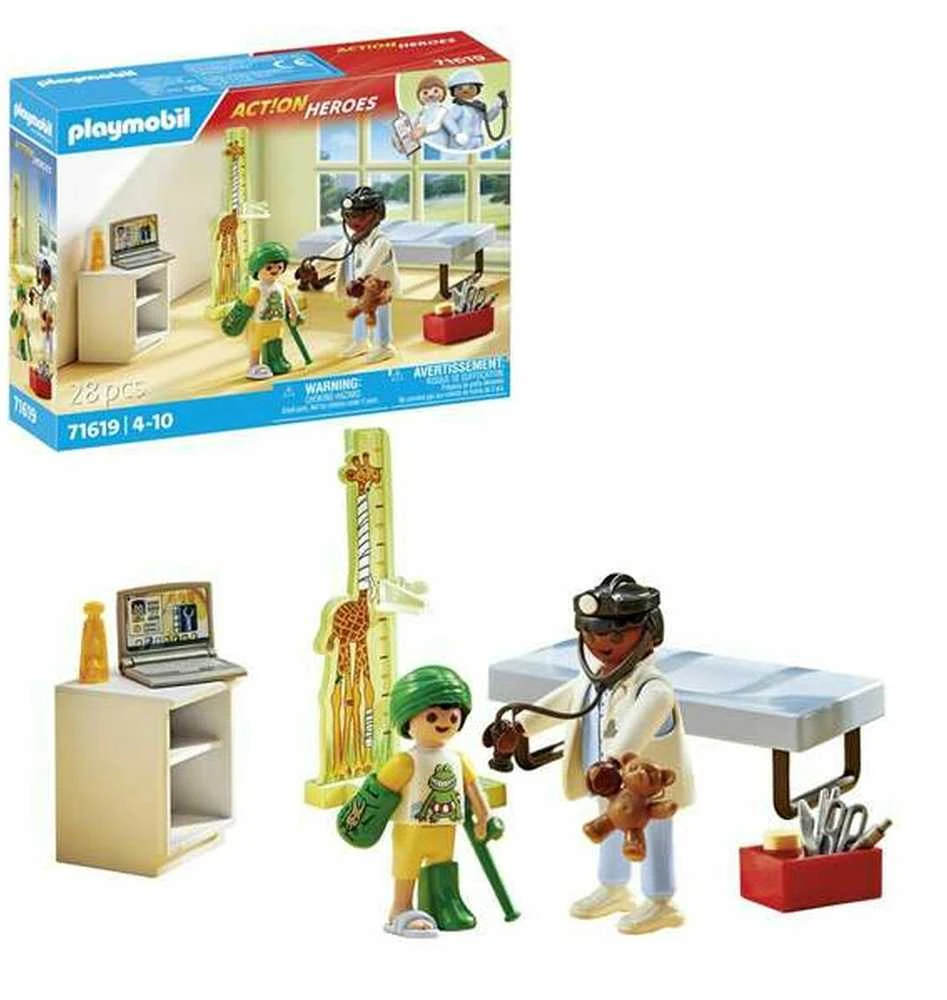 PLAYMOBIL pediatro rinkinys su meškiuku