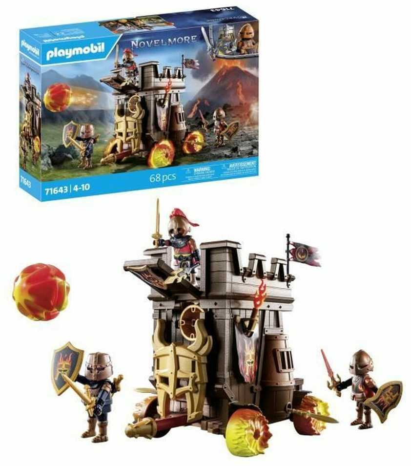 PLAYMOBIL 71643 Battle Wagon Novelmore Knights Fire Cannon Castle Series