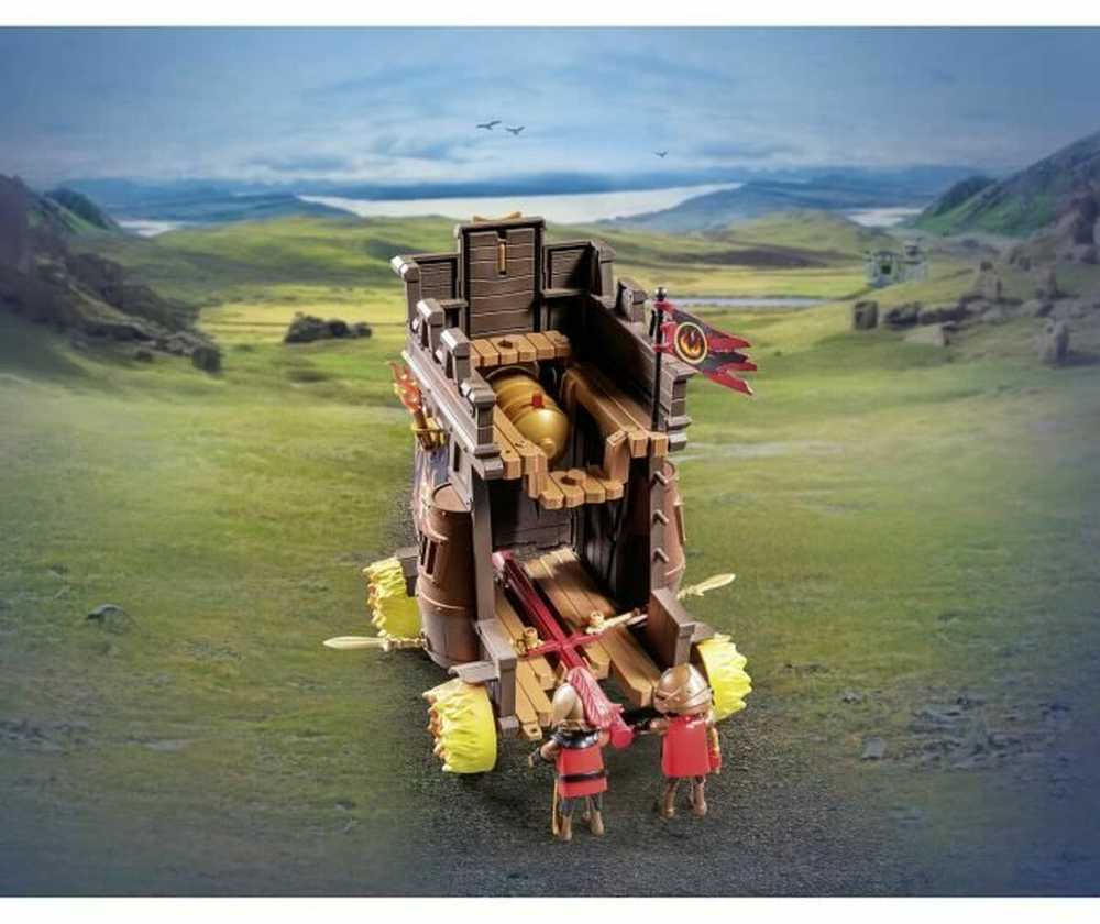 PLAYMOBIL 71643 Battle Wagon Novelmore Knights Fire Cannon Castle Series