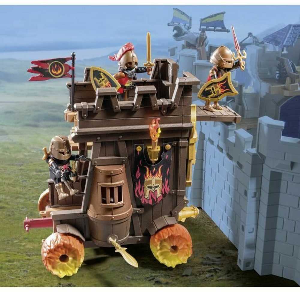 PLAYMOBIL 71643 Battle Wagon Novelmore Knights Fire Cannon Castle Series