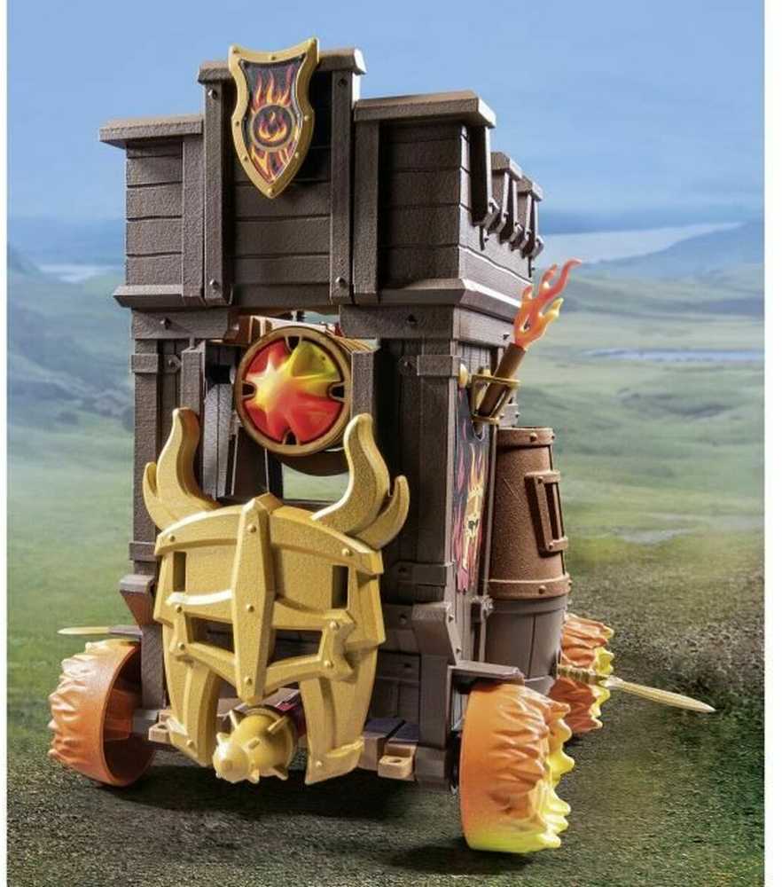 PLAYMOBIL 71643 Battle Wagon Novelmore Knights Fire Cannon Castle Series