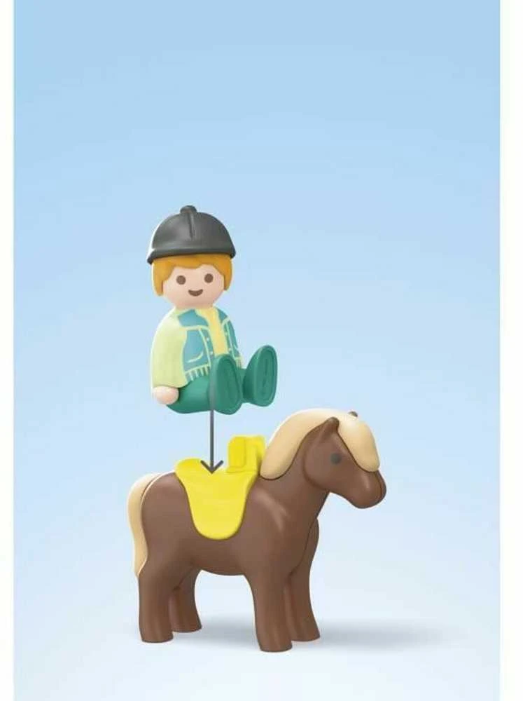 Figūrėlė Playmobil Rinkinys su figurkami Junior 71656 Nuotykiai ūkyje su traktoriumi, priekaba ir gyvūnais