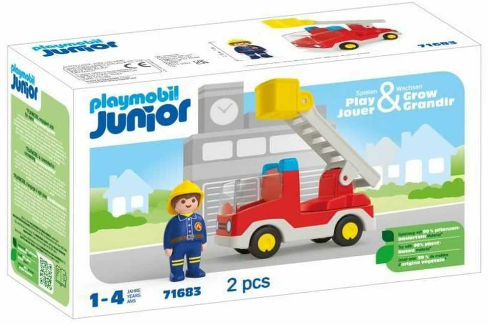 Playmobil Rinkinys su figurką Junior 71683 Gaisrinė mašina su drabiną