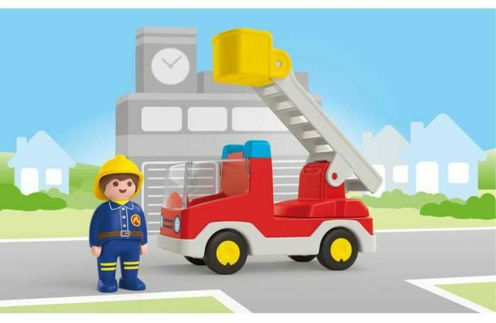 Playmobil Rinkinys su figurką Junior 71683 Gaisrinė mašina su drabiną