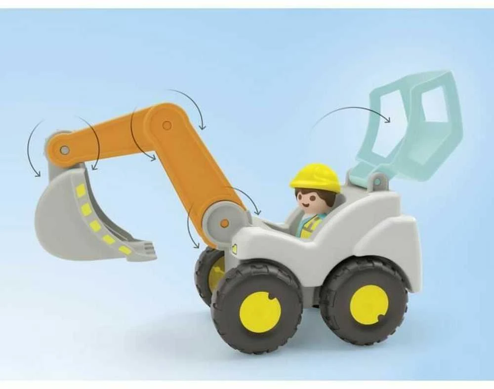 PLAYMOBIL - JUNIOR: Ekskavatorius-kastuvas (71684)