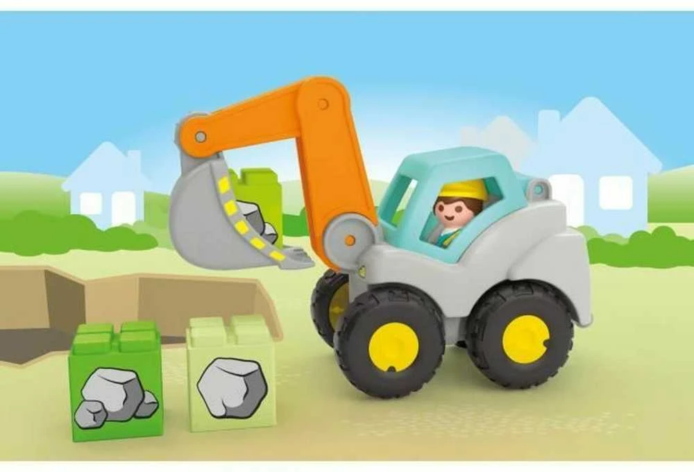 PLAYMOBIL - JUNIOR: Ekskavatorius-kastuvas (71684)
