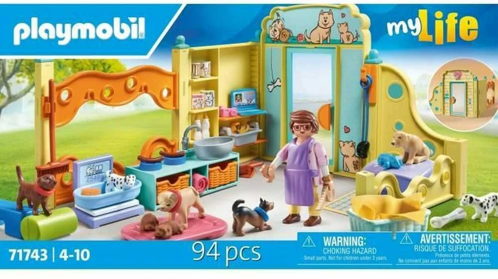 Playmobil My Life 71743 šuniukų namai