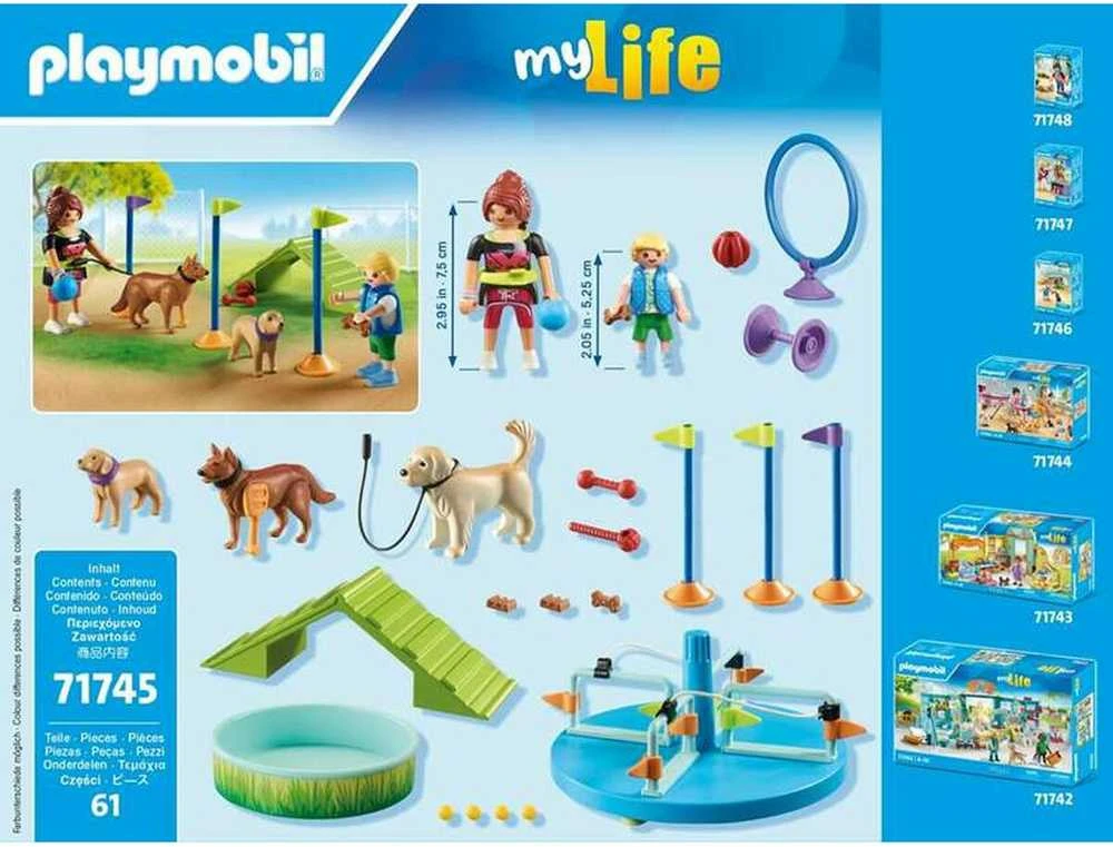 Playmobil My Life 71745 šunų žaidimų aikštelė