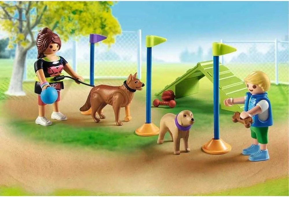 Playmobil My Life 71745 šunų žaidimų aikštelė