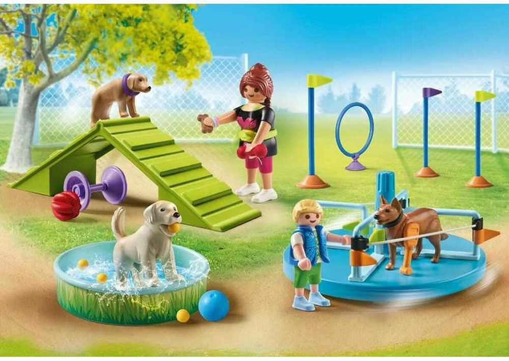 Playmobil My Life 71745 šunų žaidimų aikštelė
