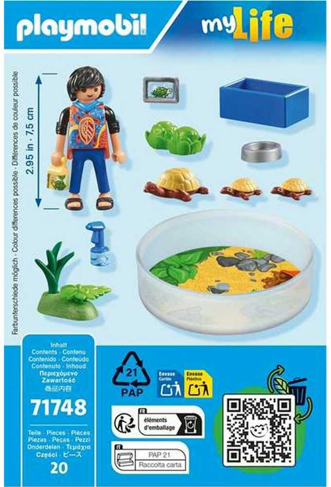 Playmobil My Life 71748 Terariumas su vėžliais
