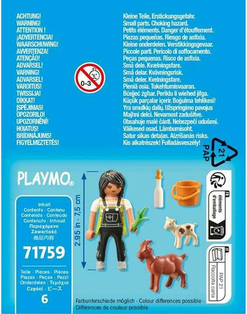 Konstruktorius Playmobil Girl with Goats 71759