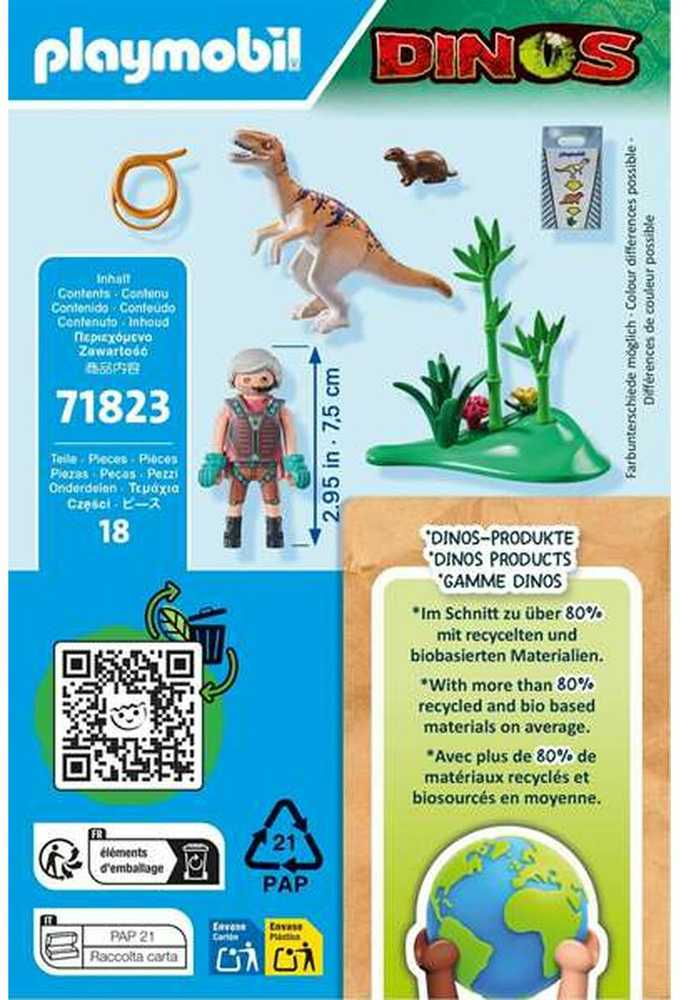 Playmobil Dinos 71823 Welociraptor