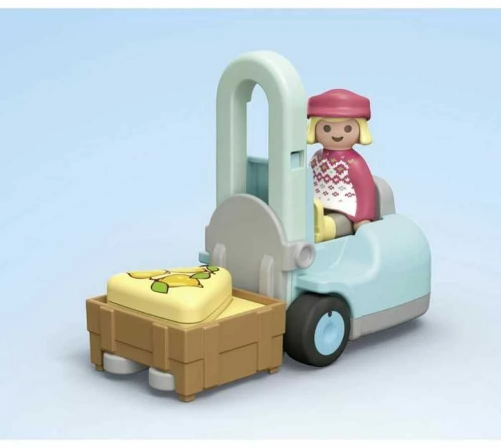 Playmobil – Junior: Organic Market Stall & Forklift (71691)