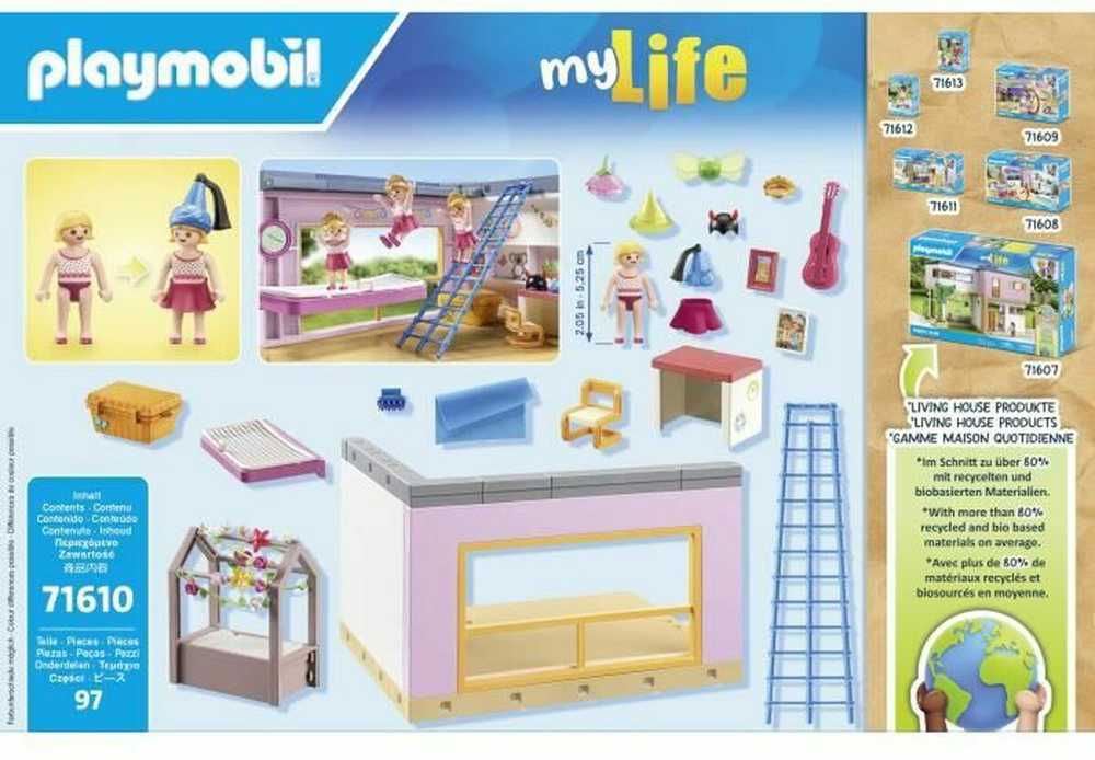 Playmobil Gyvenamasis namas 71610 Vaikų kambarys