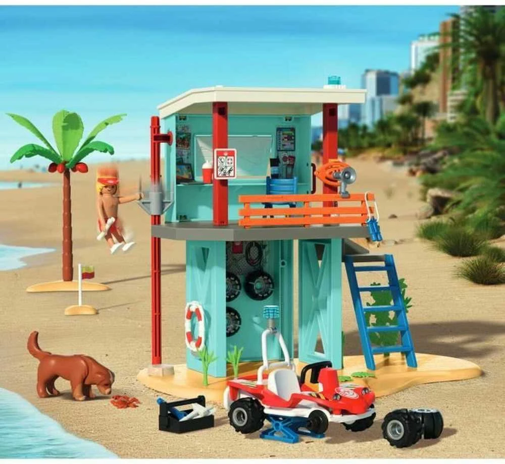 Playmobil My Life 71903 Muzikinis centro gelbėjimo ir paplūdimio vežimėlis