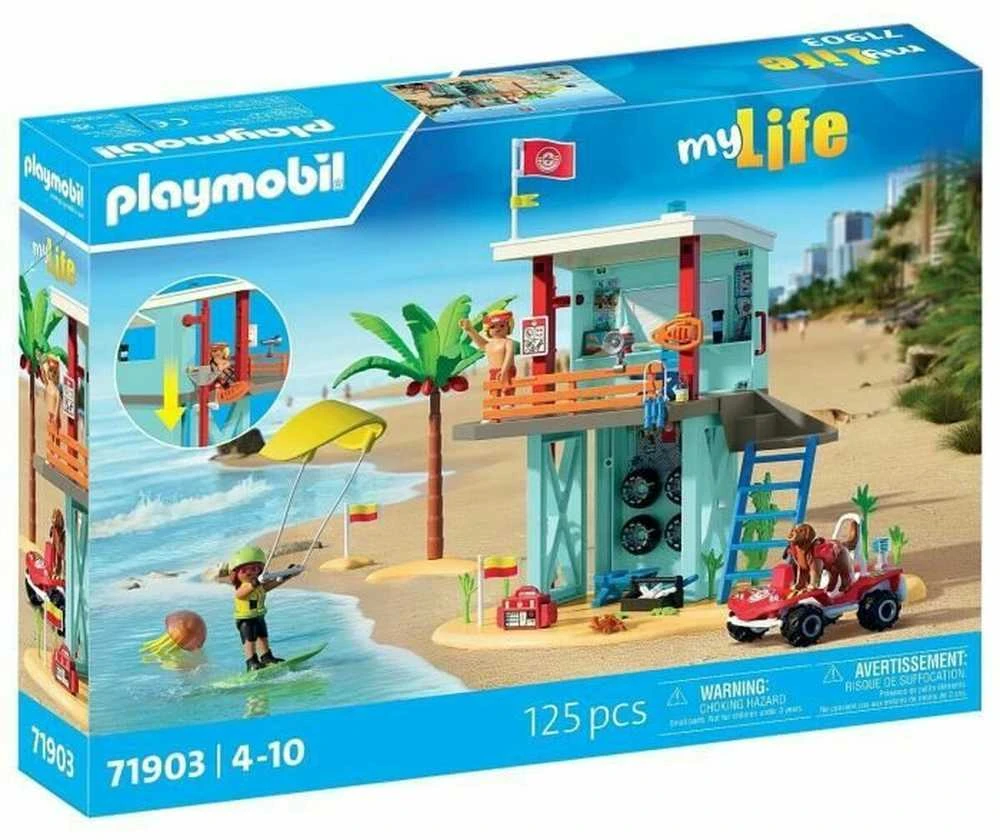 Playmobil My Life 71903 Muzikinis centro gelbėjimo ir paplūdimio vežimėlis