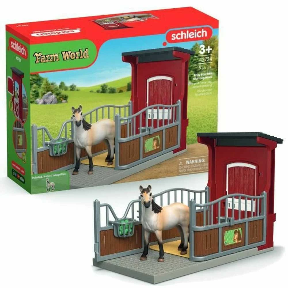 Schleich Figūrėlė boksininko su mustango kumele