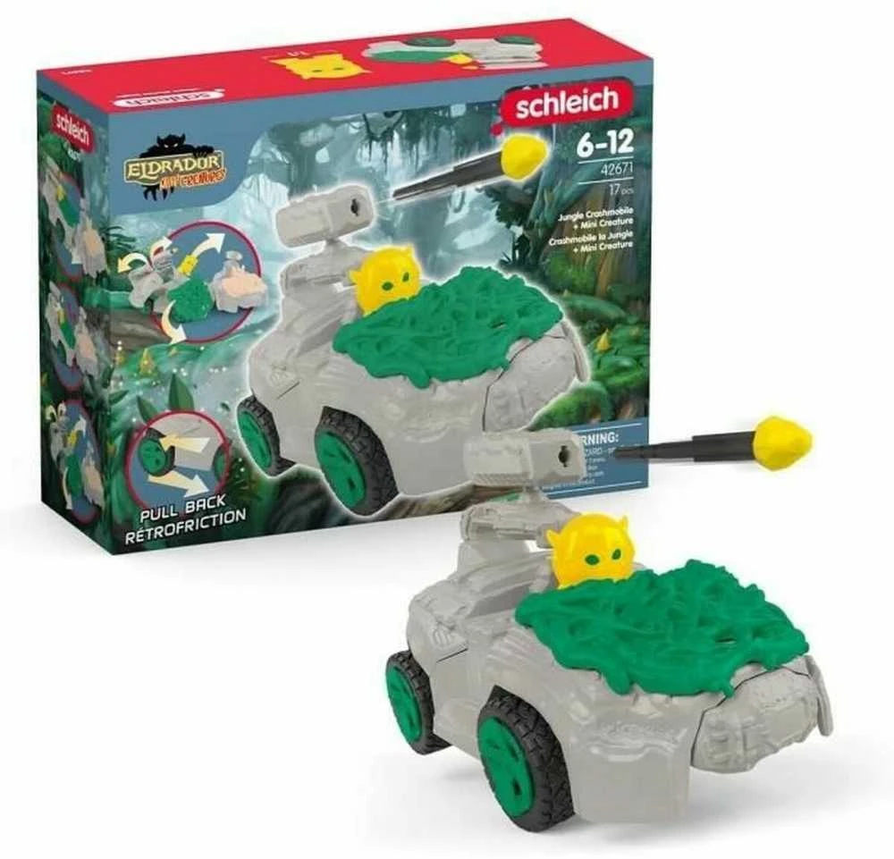 Schleich Figūrėlė su džunglės Eldrador transporto priemone