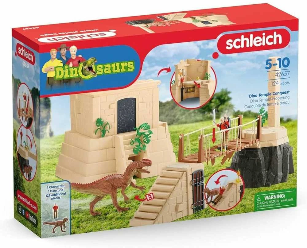 Schleich Figūrėlių rinkinys dinozaurų šventyklos nuotykiams