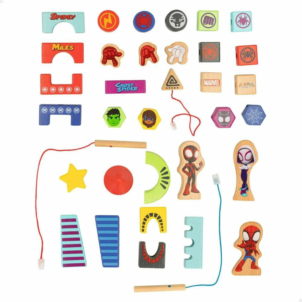 Spidey Woomax Marvel Pidey wooden playset
