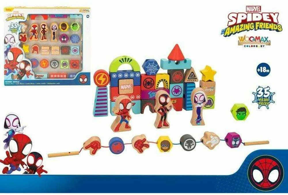 Spidey Woomax Marvel Pidey wooden playset