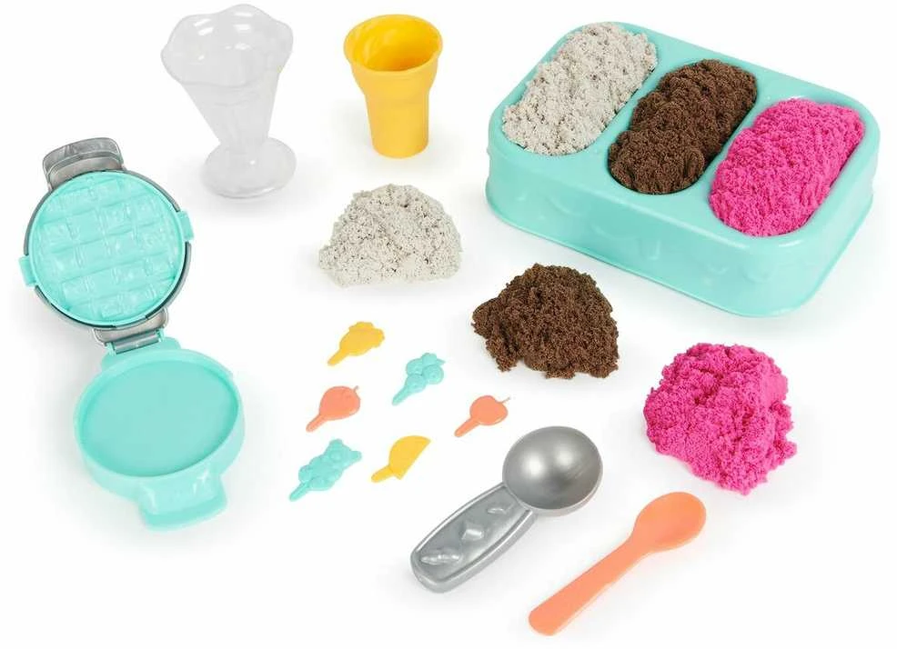 KINETIC SAND Rinkinys „Ledų desertai“
