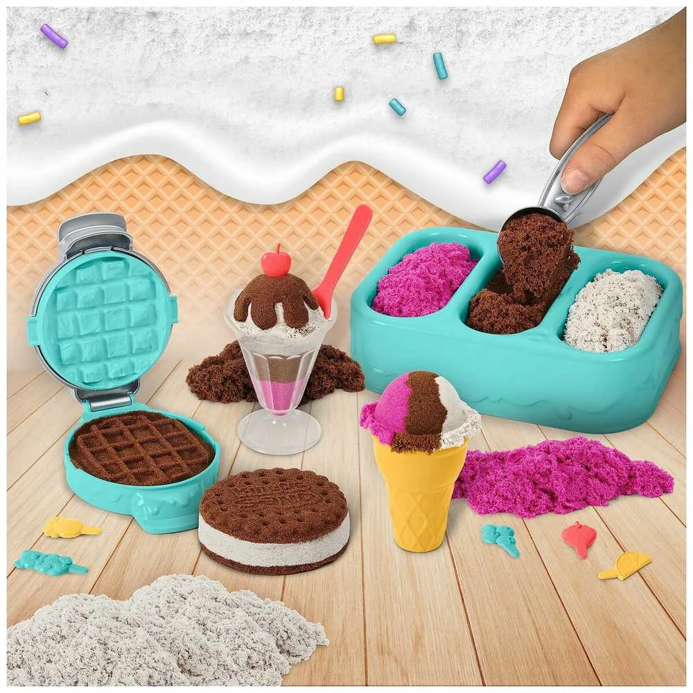 KINETIC SAND Rinkinys „Ledų desertai“