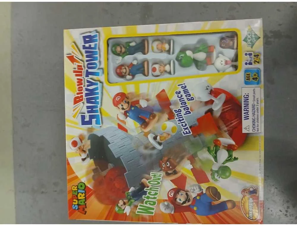 Epoch Stalo žaidimas Super Mario svyruojanti bokšto konstrukcija