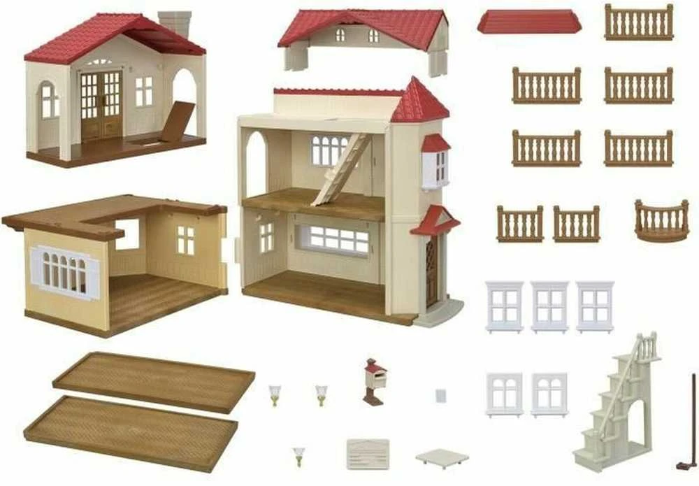 Sylvanian Families Kaimo namas su raudonu stogu