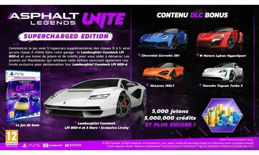 PS5 „Asphalt Legends Unite“ – „Supercharged Edition“