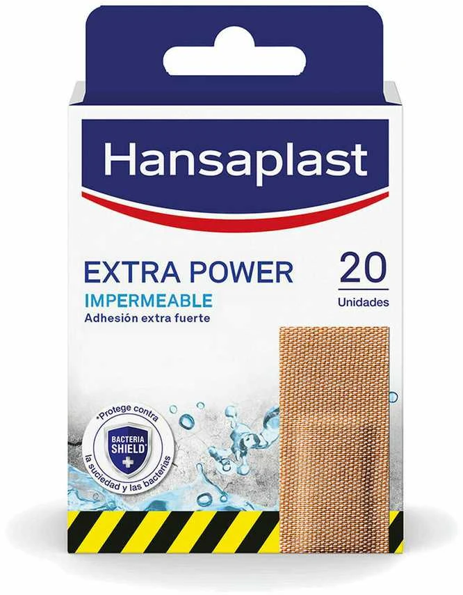 "Hansaplast Extra Strong" 76x26 mm 20 tvarsčių
