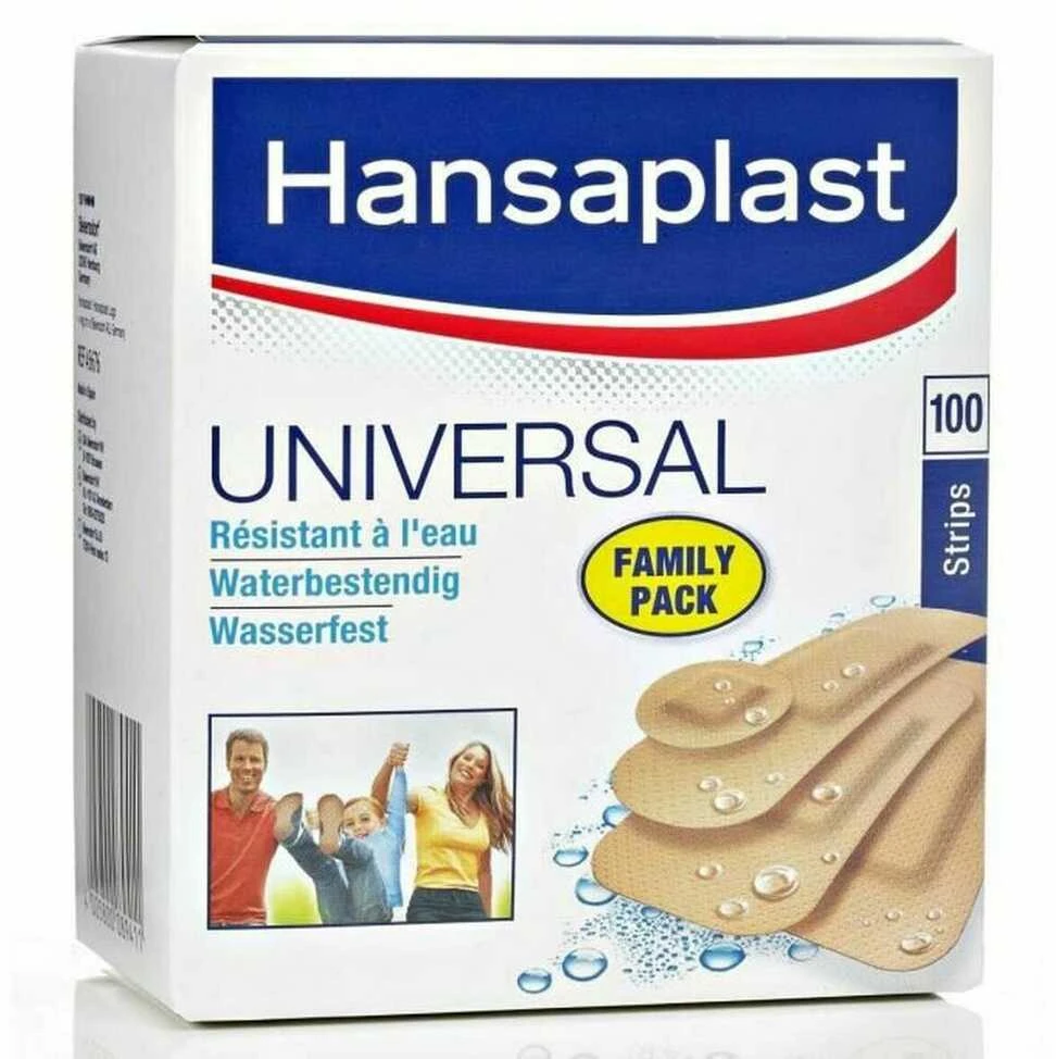 "Hansaplast Universal" 100 vienetų