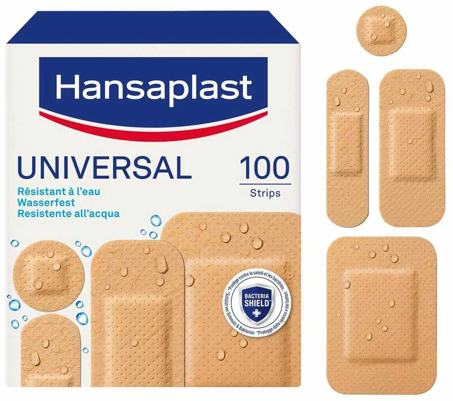 "Hansaplast Universal" 100 vienetų
