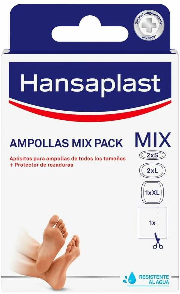 "Hansaplast Foot Expert" hidrokoloidinių ampulių tvarsčių pakuotė