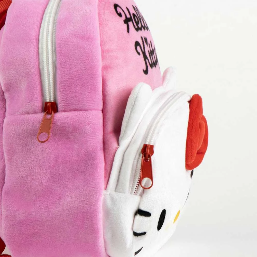 Pliušinė Hello Kitty Charm kuprinė, krepšys 22 cm