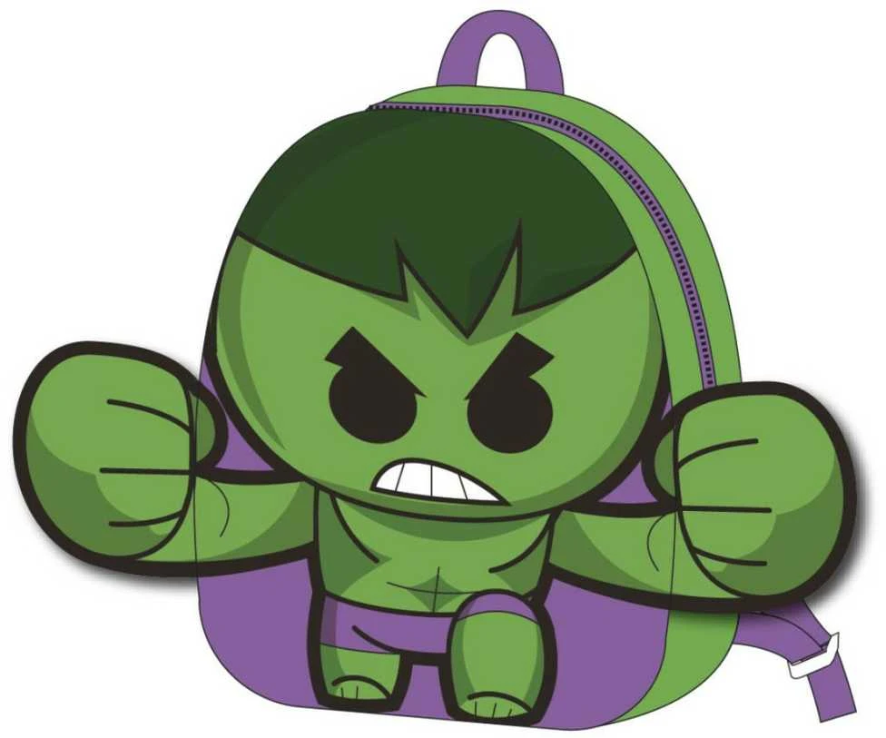 Avengers CERDÁ Marvel Hulk plush backpack 22cm