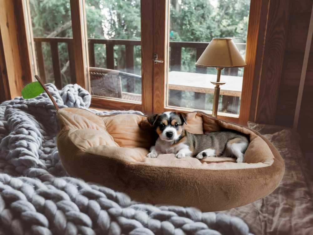 Pliušinė lovos pagalvėlė šunų žaidimų aikštelė katėms minkšta sofa-lovatiesė