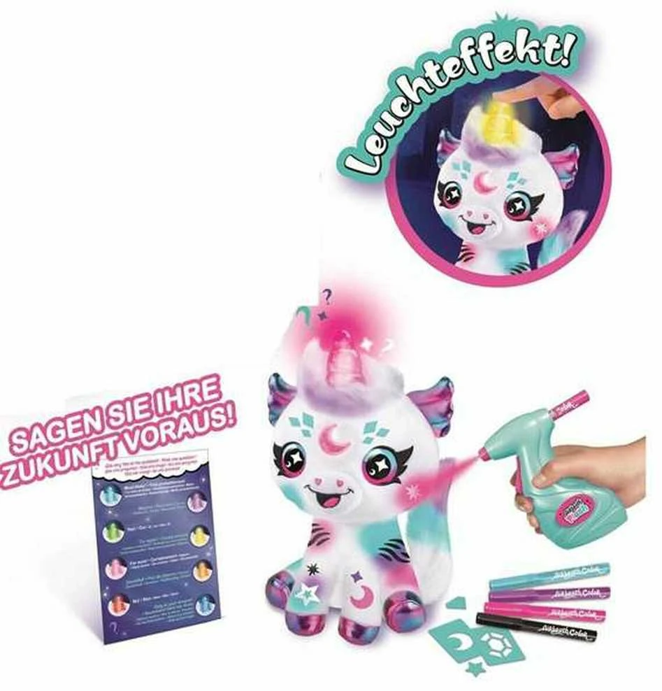 Canal toys Airbrush Plush PLIUŠINIS AEROGRAFIKAS - Kosminis Vienaragis (102811)