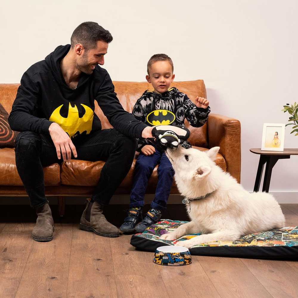 Šuns žaislas Batman Juoda 100 % poliesteris